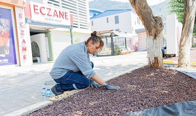 Balçova Belediyesi Su Tasarrufu İçin Kuru Peyzaj Uygulaması Başlattı