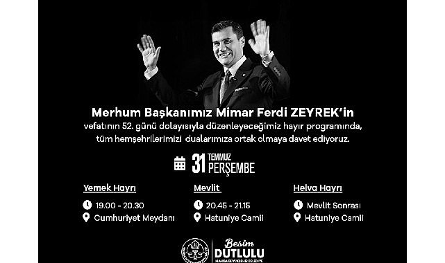 Manisa’da Ferdi Zeyrek Anılıyor