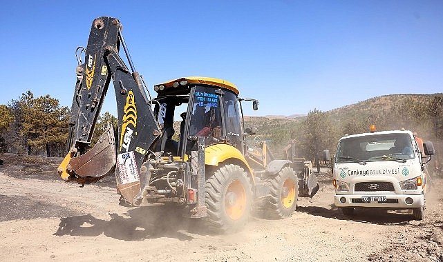 Eymir Orman Yangınına Çankaya’dan Destek