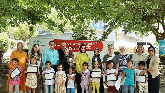 Nilüferli çocuklar, okula kütüphanede hazırlandı