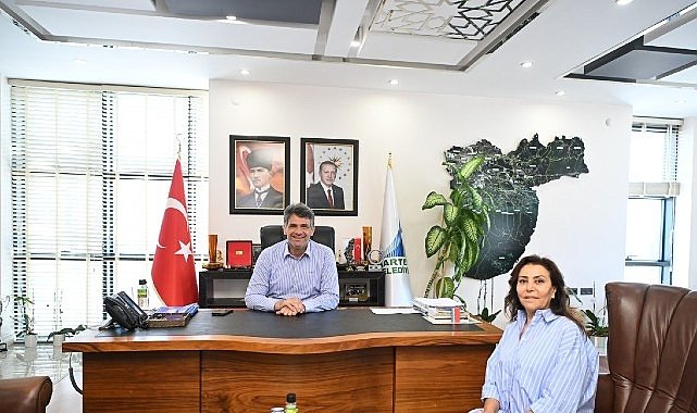 Şef Ayten Saner’den Başkan Kocaman’a Ziyaret