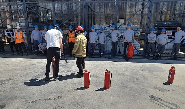 Sanayi Tesislerine Yangın Eğitimiyle Güvenlik Sağlanıyor