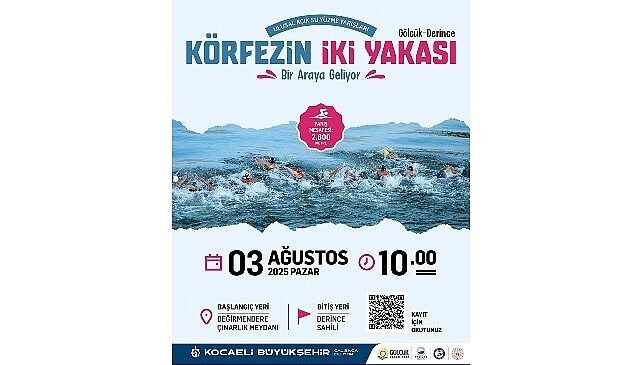 Kocaeli’de Açık Su Yüzme Yarışları Heyecanı