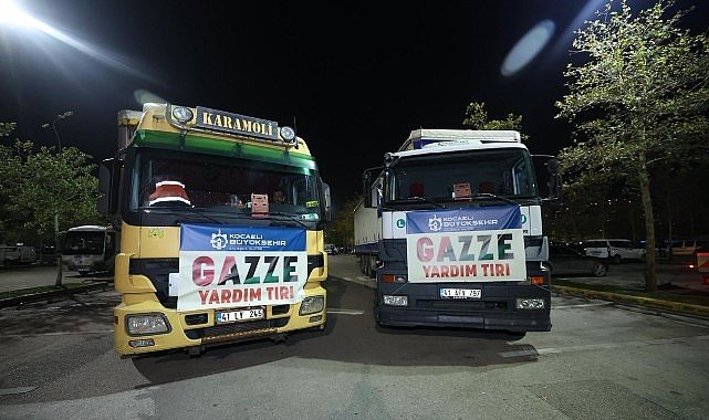 Kocaeli’den Gazze’ye İnsani Yardım Köprüsü Kuruldu