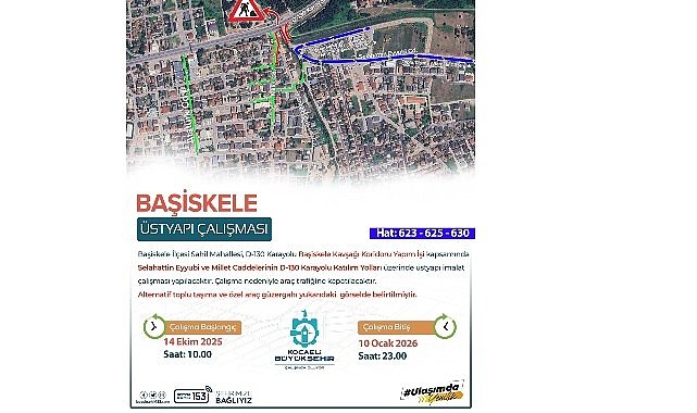 D-130 Karayolu’nda Trafik Düzenlemesi Başladı