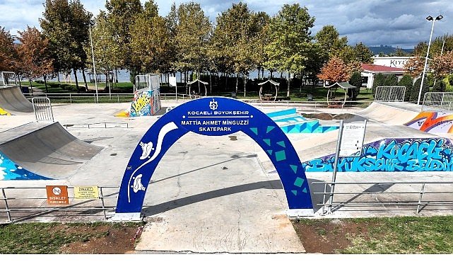 Gölcük’teki Kaykay Parkına Mattia Ahmet Minguzzi İsmi Verildi