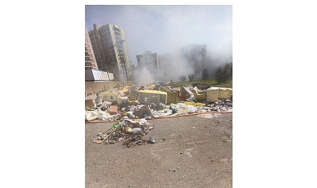 Örnekköy’de Hurda Yangını: İki Kişi Yakalandı