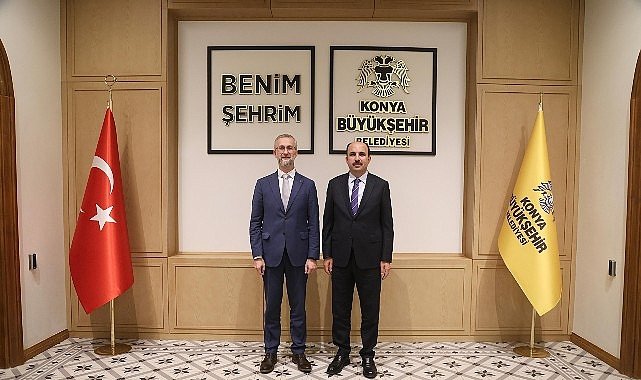 Ukrayna Ankara Büyükelçisi Konya’da Başkan Altay ile Görüştü