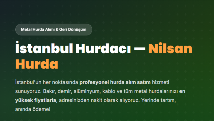 Geri Dönüşümün Değerli Yüzü: Hurdacı ve Bakır Alan Hurdacı Hizmetleri